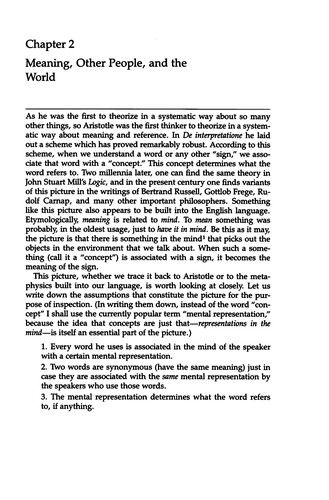 Cover of Representation and reality