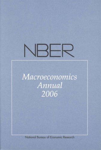 Cover of NBER macroeconomics annual 2006