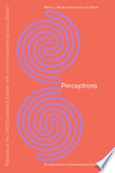 Cover of Perceptrons, Reissue of the 1988 Expanded Edition with a new foreword by Léon Bottou