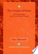 Cover of The Critique of Power