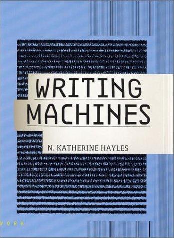 Cover of Writing Machines