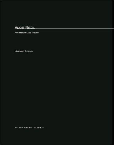 Cover of Alois Riegl
