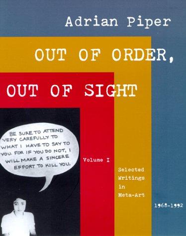 Cover of Out of Order, Out of Sight, Vol. I