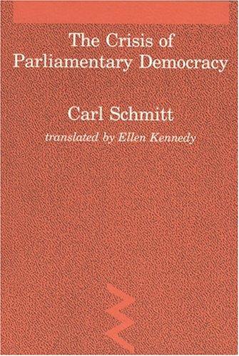 Cover of Crisis of Parliamentary Democracy