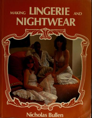 Cover of Making lingerie and nightwear