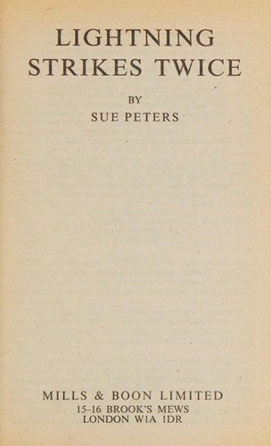 Cover of Lightning strikes twice