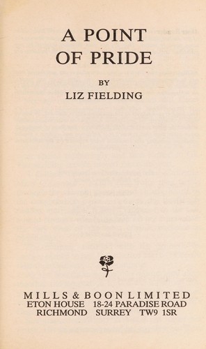 Cover of A Point of Pride