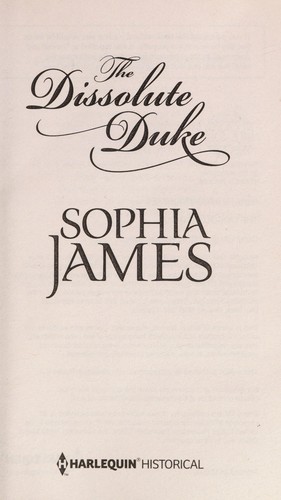 Cover of The Dissolute Duke