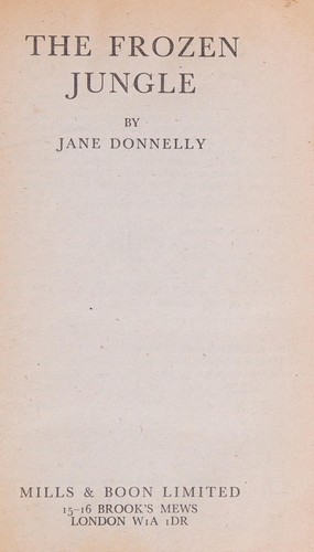 Cover of The frozen jungle