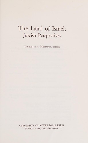 Cover of The Land of Israel