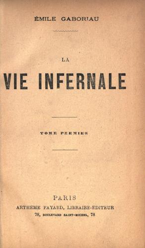 Cover of La vie infernale