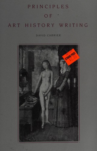 Cover of Principles of Art History Writing