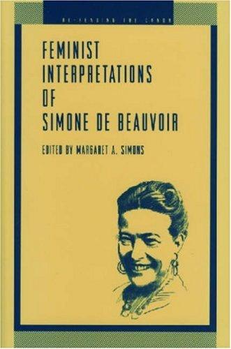 Cover of Feminist interpretations of Simone de Beauvoir