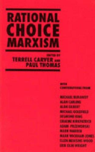 Cover of Rational choice Marxism