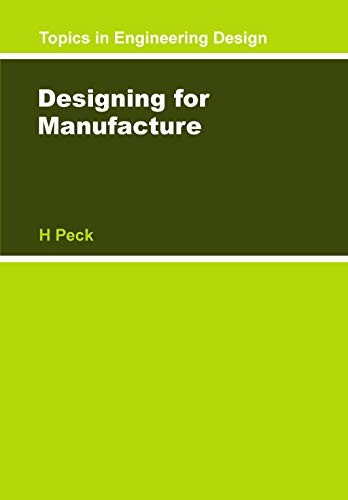 Cover of Designing for manufacture