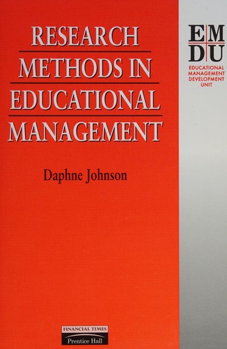 Cover of Research Methods in Educational Management (University of Leicester MBA Series)