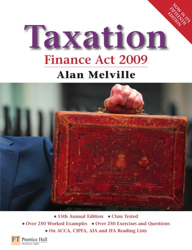 Cover of Taxation: Finance Act 2009