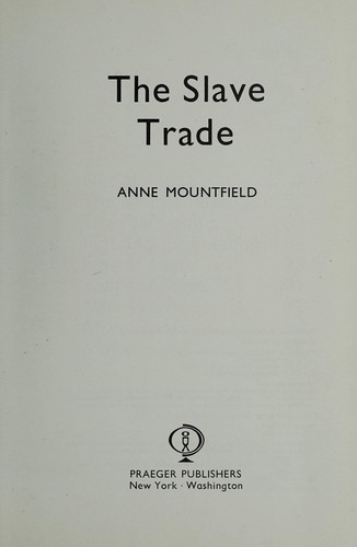 Cover of The slave trade