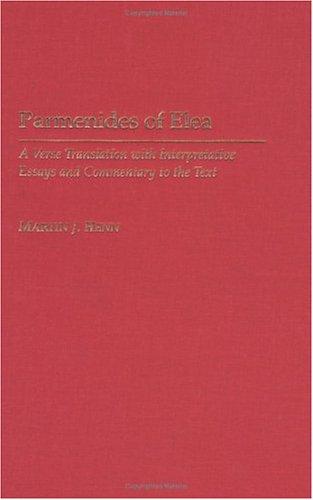 Cover of Paramenides of Elea