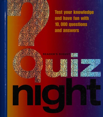 Cover of Quiz night