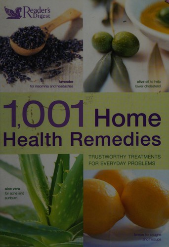 Cover of 1001 home health remedies