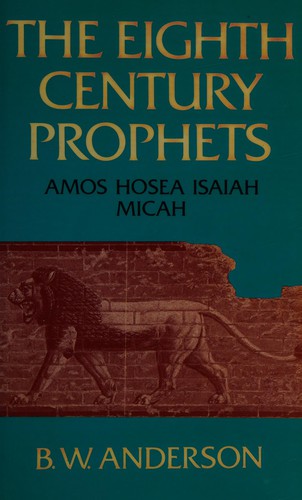 Cover of The eighth century prophets
