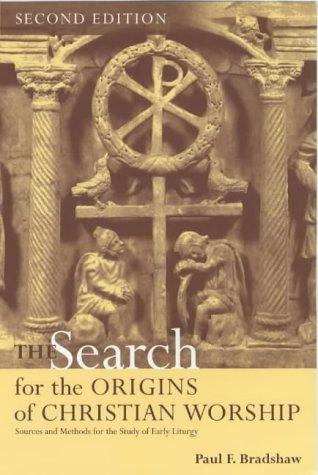 Cover of Search for the Origins of Christian Worship