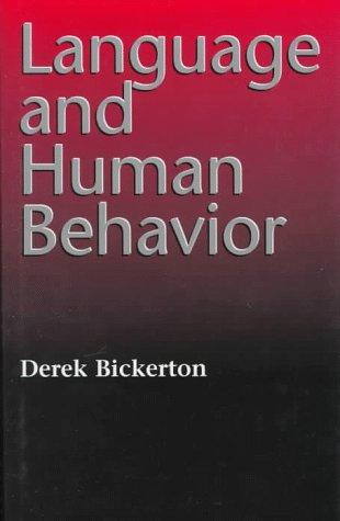 Cover of Language and human behavior