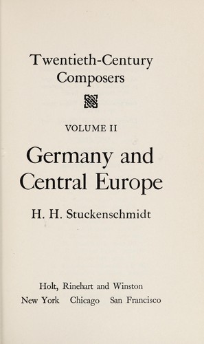 Cover of Germany and Central Europe