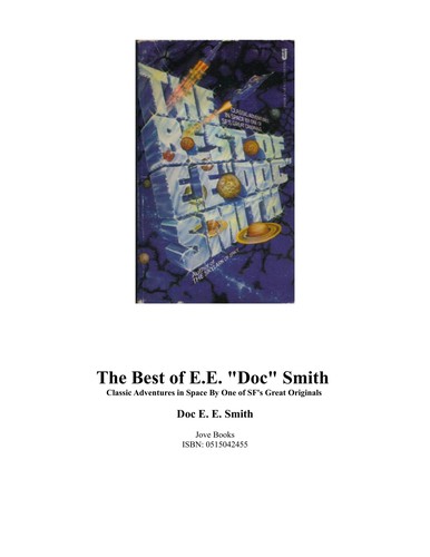 Cover of The Best of E.E. "Doc" Smith