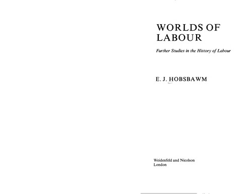 Cover of Worlds of labour
