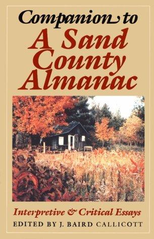 Cover of Companion to A Sand County Almanac