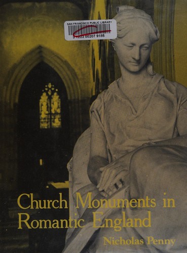 Cover of Church monuments in Romantic England