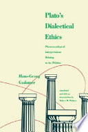 Cover of Plato's Dialectical Ethics