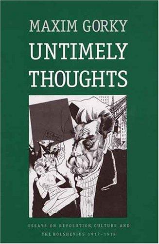 Cover of Untimely thoughts