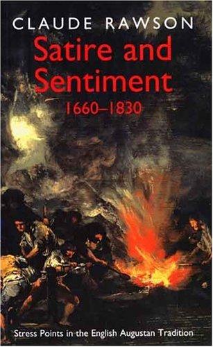 Cover of Satire and Sentiment 1660-1830