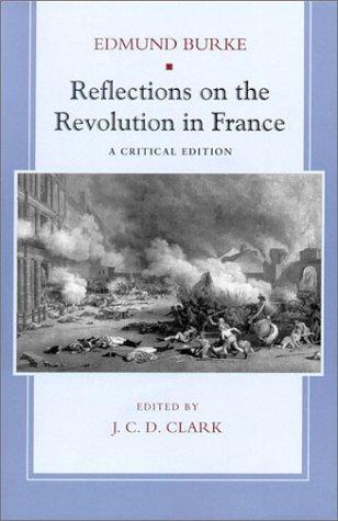 Cover of Reflections on the Revolution in France