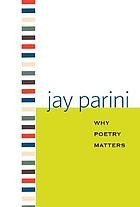 Cover of Why poetry matters