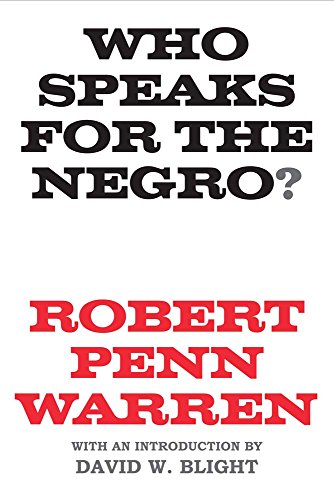 Cover of Who Speaks for the Negro?