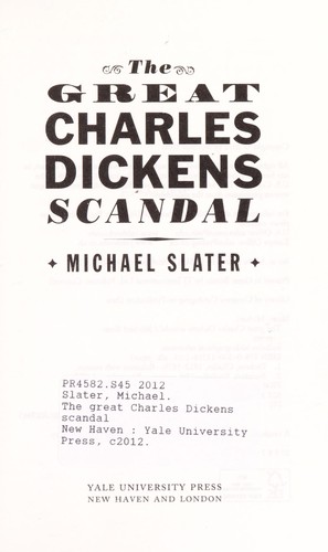 Cover of The Great Charles Dickens Scandal