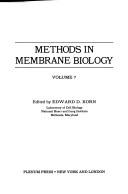 Cover of Methods in membrane biology