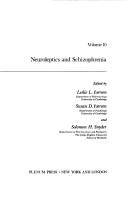 Cover of Neuroleptics and schizophrenia