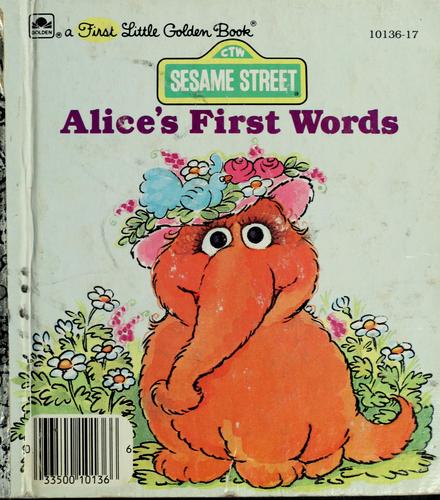 Cover of Alice's First Words
