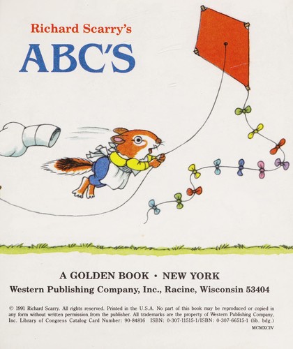 Cover of Richard Scarry's ABC