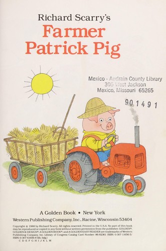 Cover of Farmer Patrick Pig/R.Scarry Be (Road to Reading)