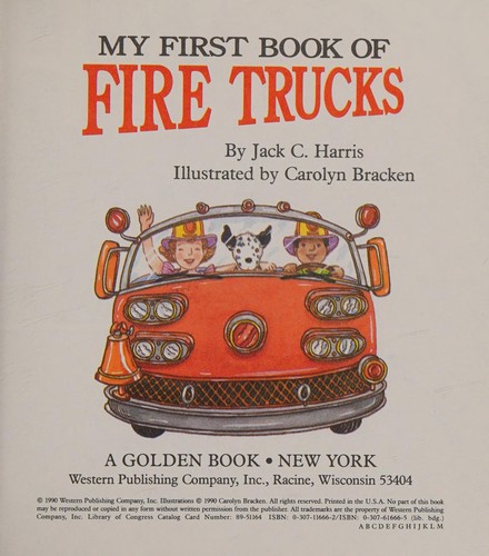 Cover of My First Book of Fire Trucks