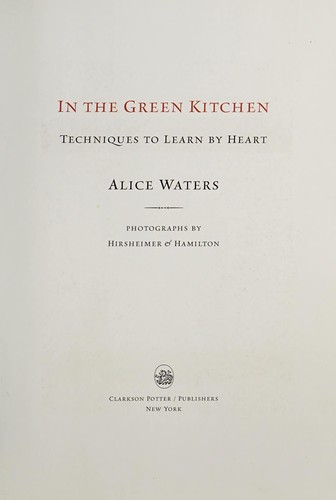 Cover of In the green kitchen