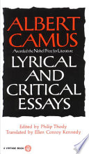 Cover of Lyrical and Critical Essays