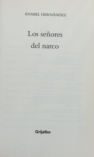 Cover of Los señores del narco