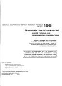Cover of Transportation decision-making
